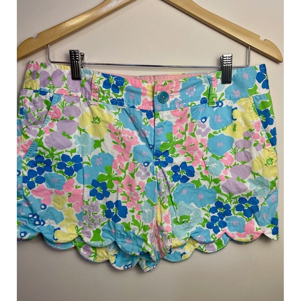 Lilly Pulitzer The Buttercup Short Women's Floral Low Rise Multicolor Size 6